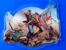 IRON MAIDEN THE TROOPER 1983  SHAPED VINYL EMI