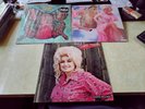 3x Dolly Parton Vinyls vg plus or better