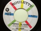 LOU MONTE Christmas 45rpm Dominick the Donkey b/w Christmas At Our House HEAR