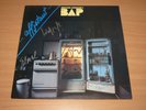 Wolfgang Niedecken's BAP SIGNED LP - Affjetaut / BAND AUTOGRAMM KOMPLETT in MINT