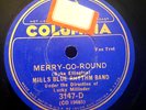 MILLS BLUE RHYTHM BAND Merry-Go-Round 1936 COLUMBIA BLUE LABEL 3147-D 78