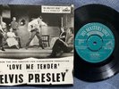 ELVIS PRESLEY - LOVE ME TENDER EP rare UK 1957 E.P. / ROCK ’N’ ROLL / EX / EX-