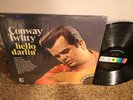 CONWAY TWITTY HELLO DARLIN' ALBUM 1970 SHRINK VG+ TO VG++ VINYL