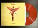 SUPER RARE BLOOD RED SUBTLE MARBLE NIRVANA IN UTERO VINYL LP