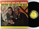 Jack McDuff & Gene Ammons - Jack Meets The Boss LP - Prestige Mono DG RVG