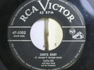 Christmas 45 Eartha Kitt - Santa Baby / Under The Bridges Of Paris On Rca Victor