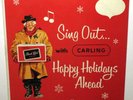 CARLING BLACK LABEL BEER BALTIMORE HAPPY HOLIDAYS AHEAD (VG-)  VINYL LP RECORD