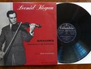 Brahms concerto in Do magg Leonid Kogan violin Columbia 1ed mono Italy