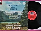 IDA HAENDEL - SIBELIUS VC - HMV ASD 3199 - ORIGINAL 1976 STEREO/QUADRAPHONIC LP