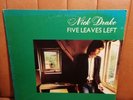 Nick Drake, five leaves left gatefold Lp, second pressing? Vg+ cover nm+ media