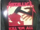 Metallica Kill 'Em All Vinyl Record LP  1983 Megaforce MRI 069 first US pressing