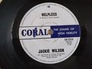 Northern Soul  Jackie Wilson Helpless Bruswick Rare Oz 45