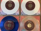 Four Beatles US  coloured vinyl jukebox singles