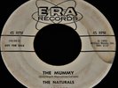 Vintage Record, THE NATURALS: THE MUMMY, PROMO, 45 rpm, 1959, Halloween Rock