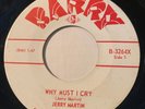 TEEN BEAT ROCKER Jerry Martin WHY MUST I CRY Barry 45 rare Canadian