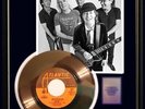 AC/DC BACK IN BLACK 45 RPM GOLD METALIZED RECORD RARE NON RIAA AWARD