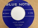 Julius Watkins I Have Known / Linda Delia Blue Note 45 RPM Clean Label 45-1658-B