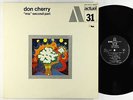 Don Cherry - Mu Second Part LP - BYG Actuel 31 France VG++