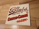BIG BAMBU CHEECH Y CHONG 1972 LP ODE LABEL SP 77014 W/ GIANT ROLLING PAPER MINT