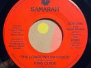 electro funk rap 7” KING CLYDE Lowdown On Crack HEAR Samarah 1989 EX