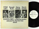 Steve Lacy - School Days LP - Emanem Mono VG+