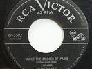 Christmas 45 Eartha Kitt - Under The Bridges Of Paris / Santa Baby On Rca - VG