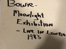 David Bowie 2 LP Moonlight Exhibition June 83  UK Indie Press Heavy Vinyl
