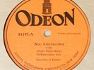 two 1920s Polish Odeon & Victor label 78rpm records - trio, violin & accordion