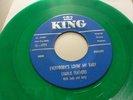 CHARLIE FEATHERS EVERYBODY'S LOVIN' MY BABY 1973 KING 45-4971 GREEN VINYL  EX