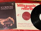 SCORPIONS LONESOME CROW White Label Billingsbrite BG 1004 Brain Press 1973 RARE