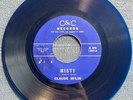 CLAUDE McLIN MISTY / SATIN DOLL 1960 C+C BLUE VINYL 7-INCH 45 RPM SINGLE JAZZ