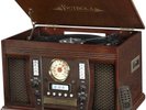 Victrola Aviator Bluetooth Record Player with 3-Speed Turntable - Brown