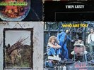 Classic Rock VINYL Records (4) Lot: led Zeppelin, Who, Thin Lizzy, Iron but'rfly