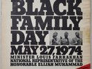 Louis Farrakhan: Black Family Day Vinyl LP, May 27th, 1974, Elijah Muhammad 