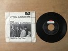 THE GOLDEN EARRINGS IF YOU LEAVE ME RARE GERMAN POLYDOR SAMPLE 45 PS EUROBEAT