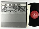 J.D. Robb - Electronic Music From Razor Blades To Moog LP - Asch VG+