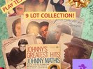 Johnny Mathis Vinyl LP Records-Greatest Hits LP, You Light Up My Life LP (9 LOT)