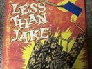 Less Than Jake Anthem 1/2 yellow 1/2 orange varient vinyl