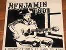 Benjamin Tod 'A Heart Of Gold Is Hard To Find' signed test press vinyl record