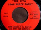 Beatles-Related 45 John Lennon The KYA 1969 Peace Talk Scarce PROMO ONLY EX
