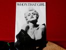 MADONA  ADVERTISMENT  WHO'S THAT GIRL  RARE  1987 ADD FOR AIDS RESEARCH