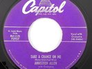 Take A Chance On Me / No More Annisteen Allen Capitol E+ F2937 45 R&B Soul Mambo