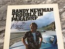 SIGNED Randy Newman | LP | Trouble in paradise (1983) ID;B6