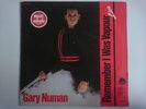 GARY NUMAN REMEMBER I WAS VAPOUR BEGGARS BANQUET INT 126.600 TUBEWAY ARMY GERMAN