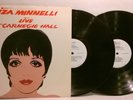 LIZA MINNELLI Live At Carnegie Hall '81 Altel 2LP Warhol cover RARE