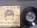RARE 1967 1st UK Pressing Parlophone BEATLES  All You Need Is Love & PIC SLEEVE