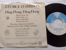 CANADA  GEORGE HARRISON (BEATLES) Ding dong APPLE 1974 PS BLUE/WHITE LABEL 45