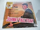 45T JOHNNY HALLYDAY PONY TIME  EP Pochette Espagnole VINYLE DORE SP Vinyle 7''