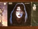 3 KISS LPs DESTROYER Ace Frehley SELF TITLED Gene Simmons VINYL RECORD ALBUMS