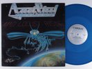 AGENT STEEL Mad Locust Rising COMBAT EP NM blue vinyl n
